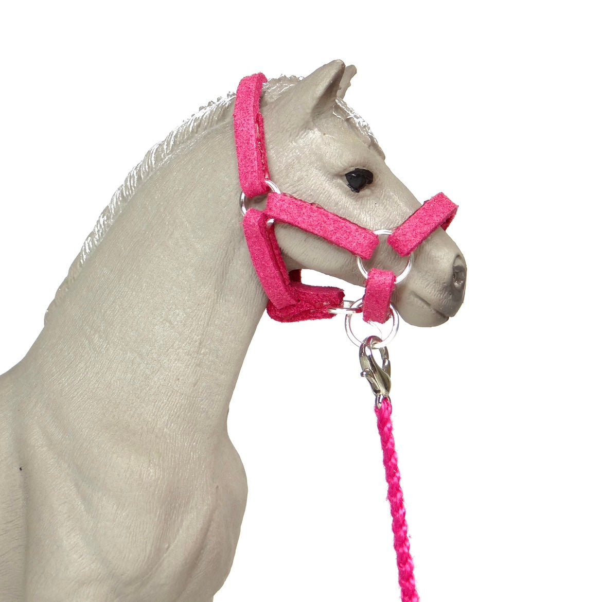 1:24 Dark Pink Halter Braided Lead
