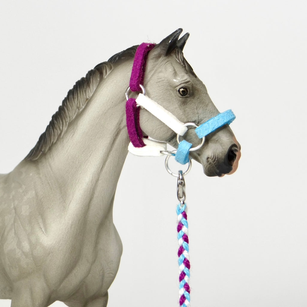 1:24 Three Colour Halter with Braided Lead