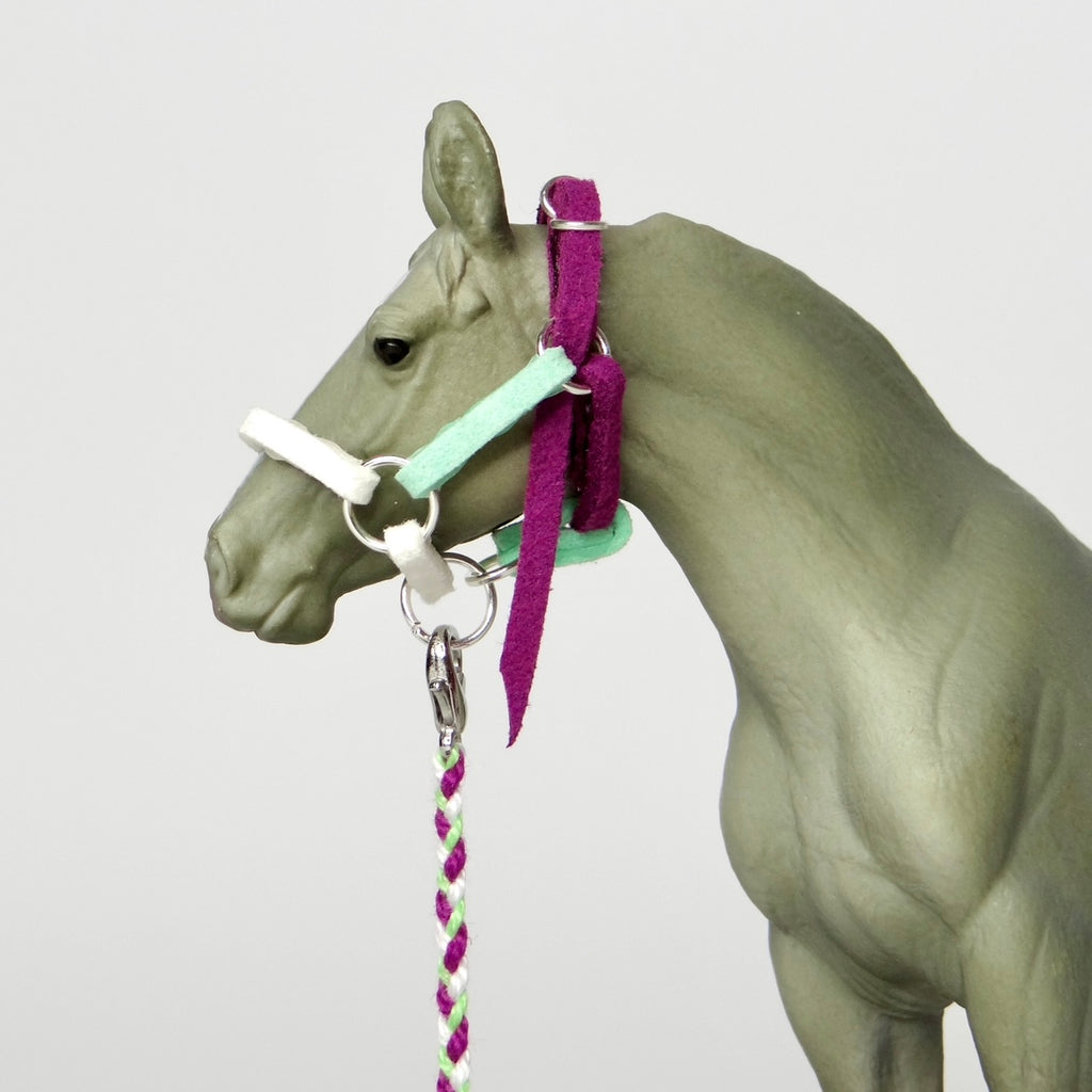 1:24 Three Colour Halter with Braided Lead