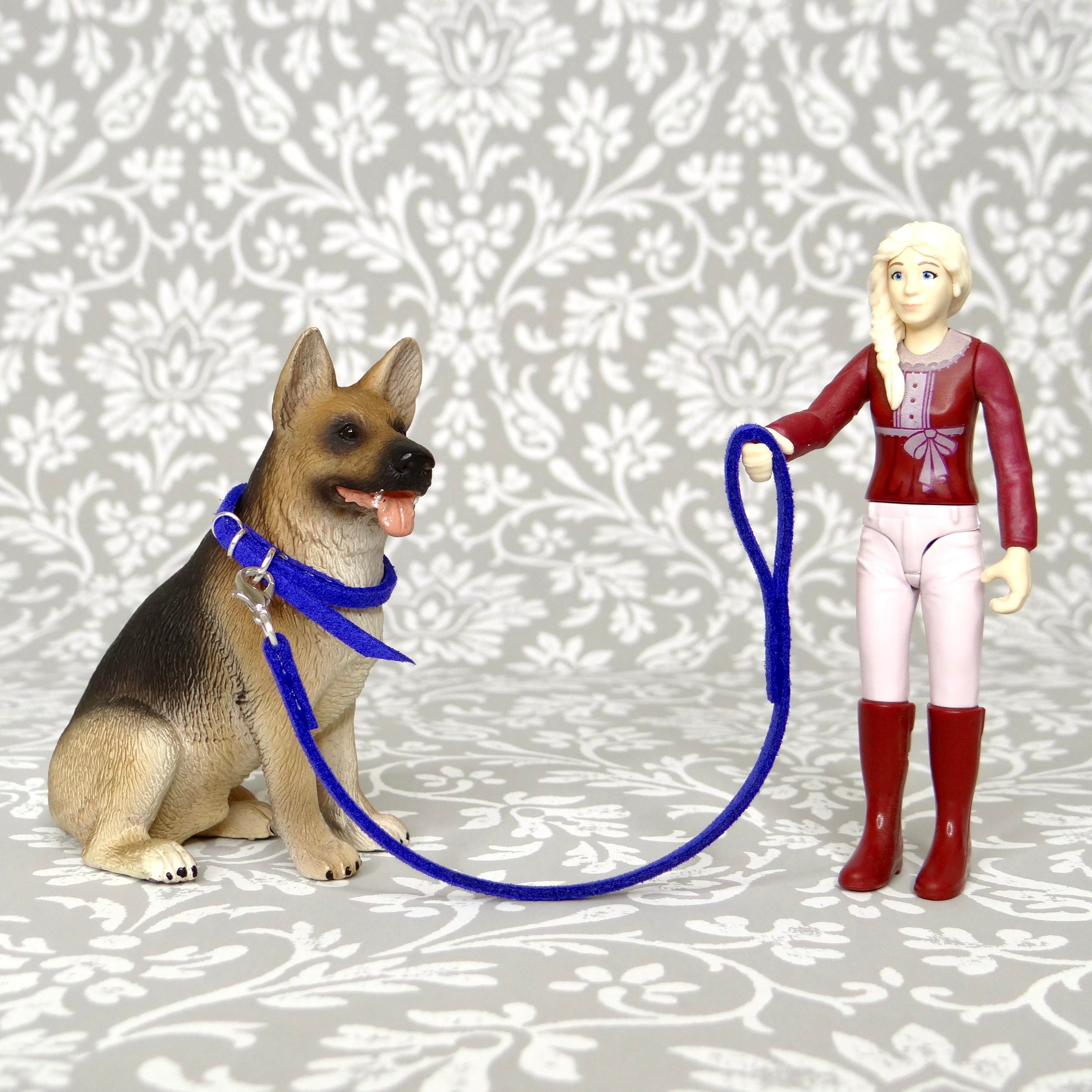 1:24 Dog Collar with Lead