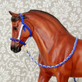 1:9 Dark/Light Blue Halter and Embroidery Lead