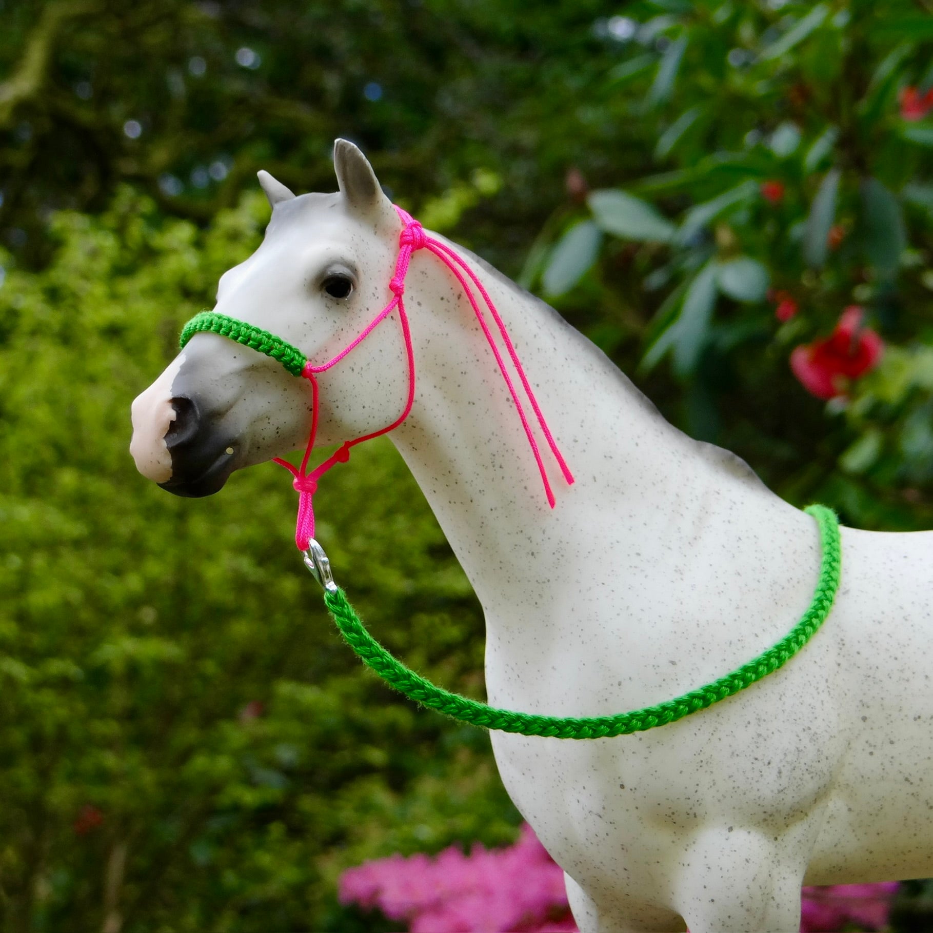 1:9 Rope Halter with Braided Nose/Lead