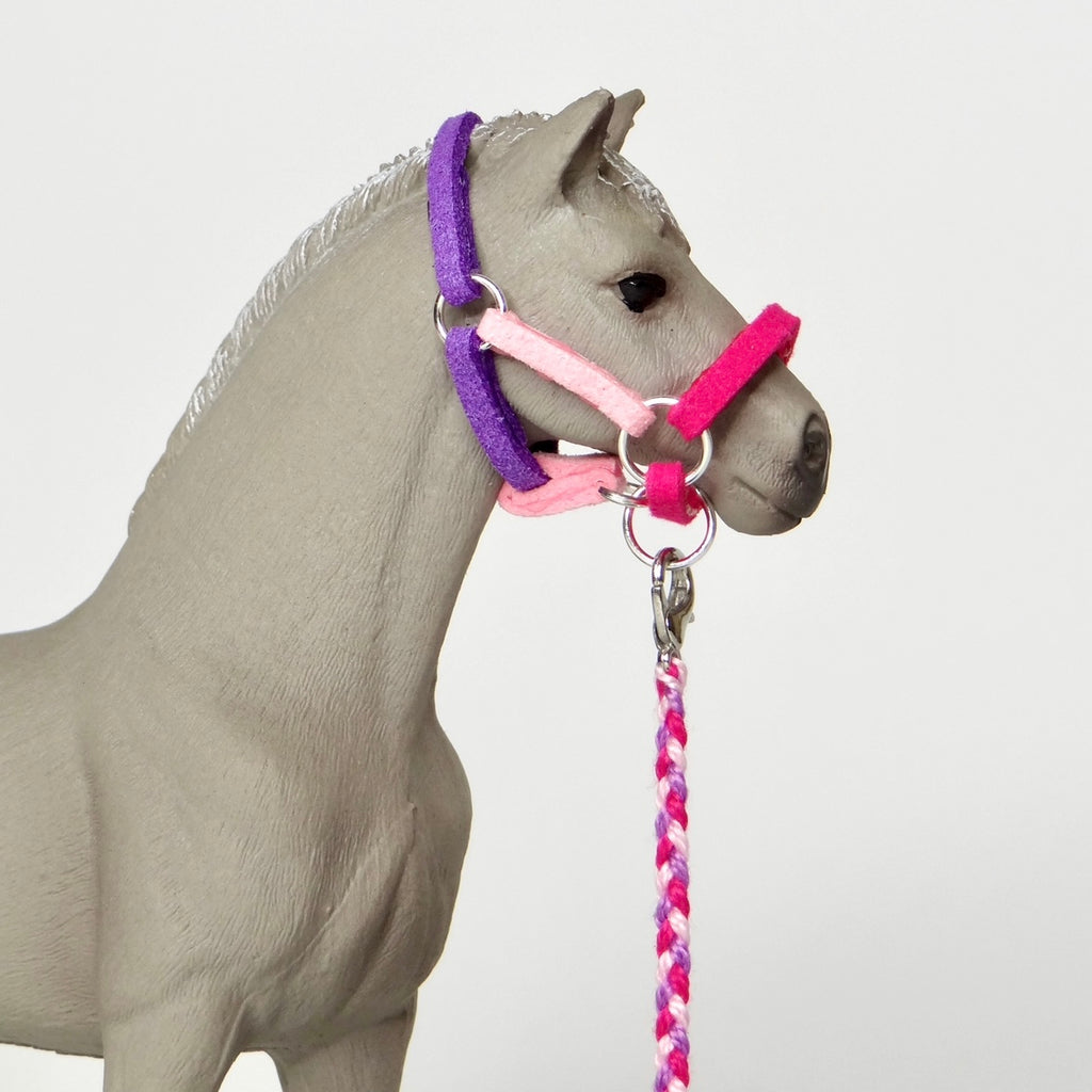 1:24 Three Colour Halter with Braided Lead