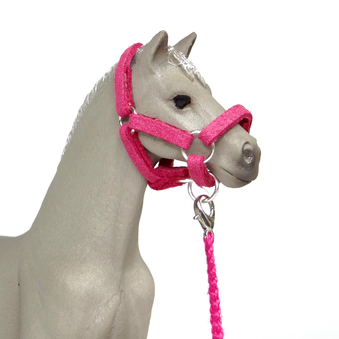 1:24 Dark Pink Halter Braided Lead