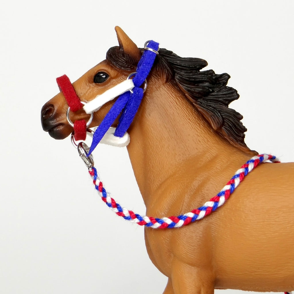 1:24 Three Colour Halter with Braided Lead
