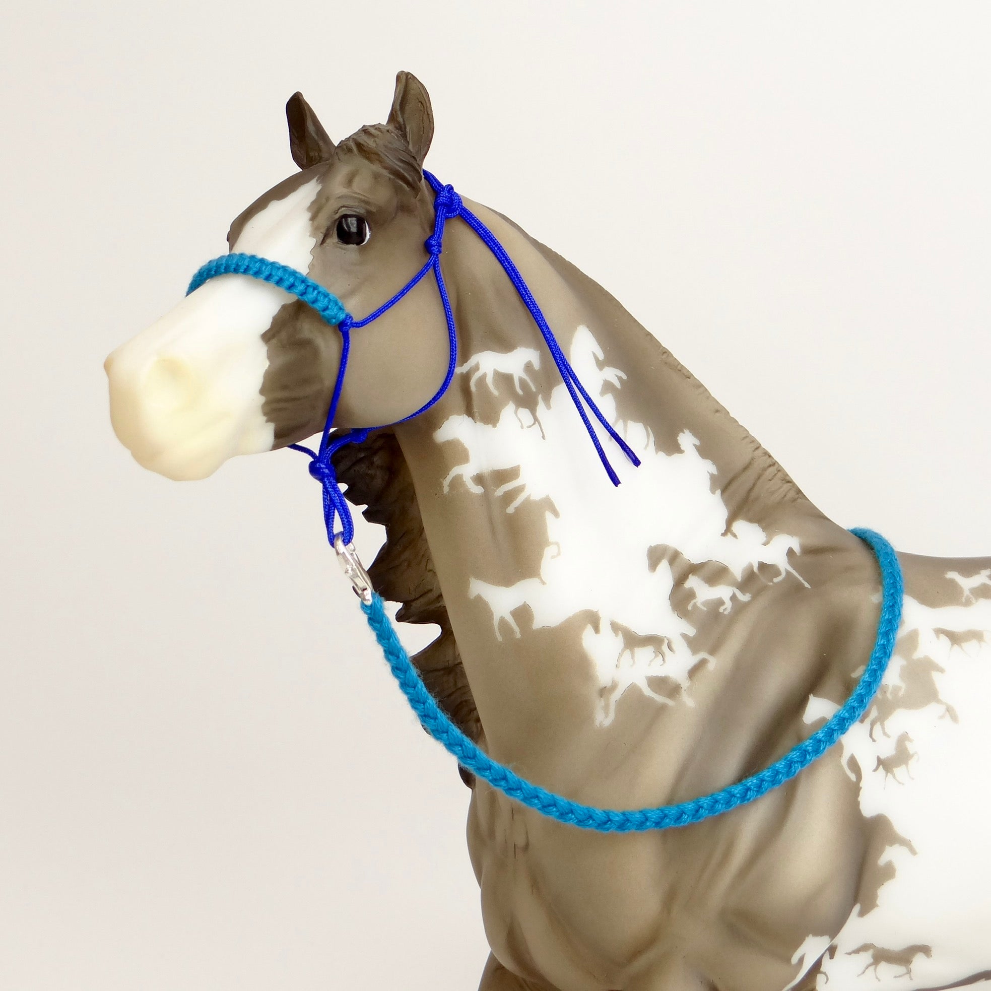1:9 Rope Halter with Braided Nose/Lead