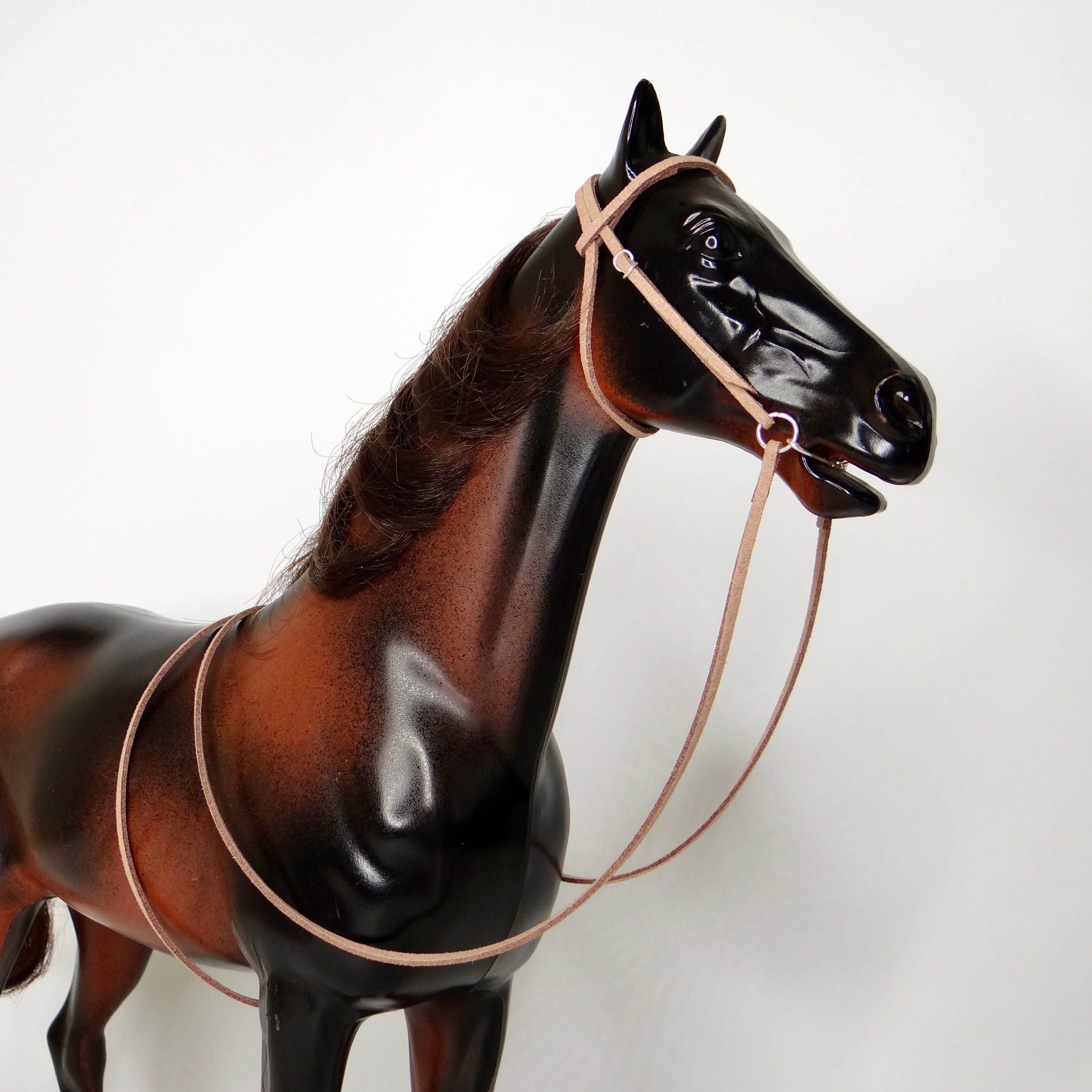 1:6 Western Snaffle Bridle (with bit bar) Faux Reins