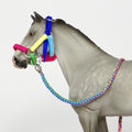 1:24 Multi Colour Halter with Braided Lead
