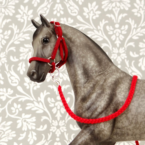 1:12 Red Halter Embroidery Lead