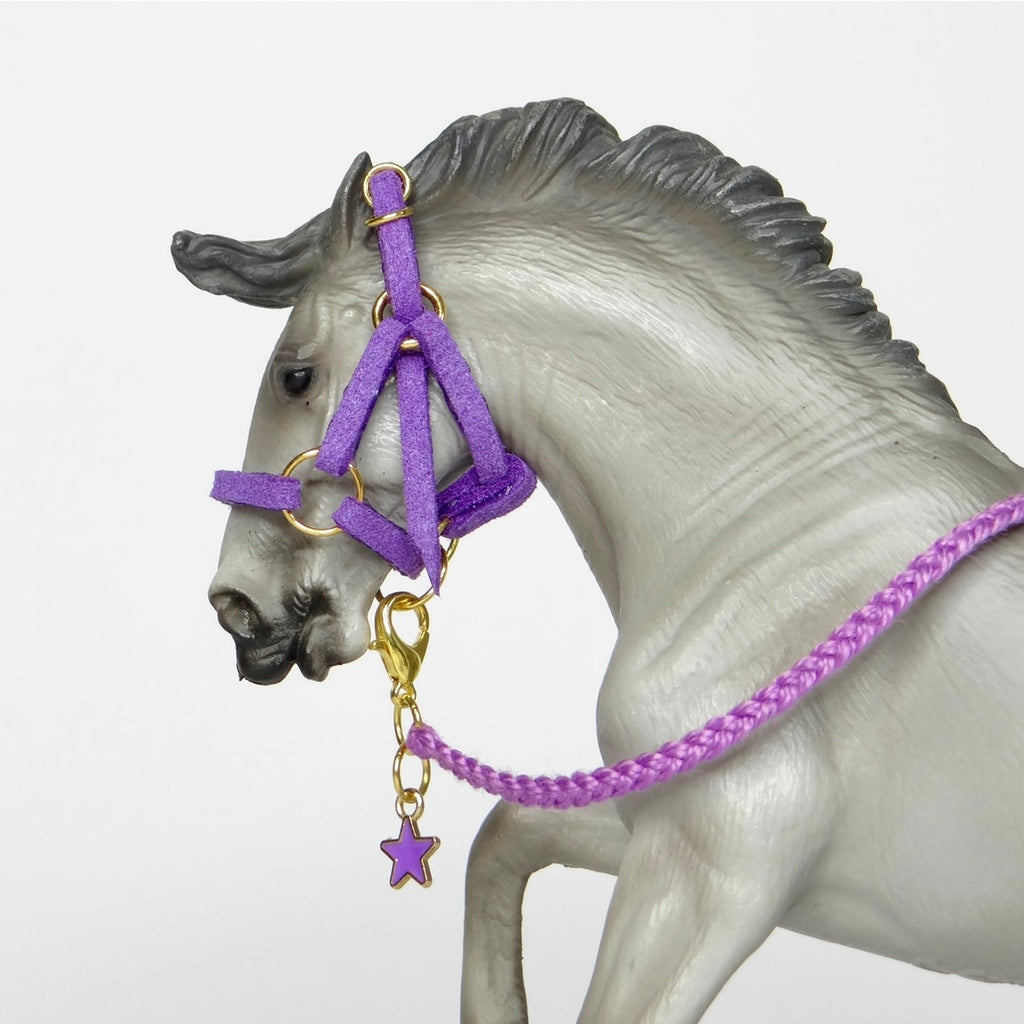 1:24 Halter with Braided Lead Star Charm
