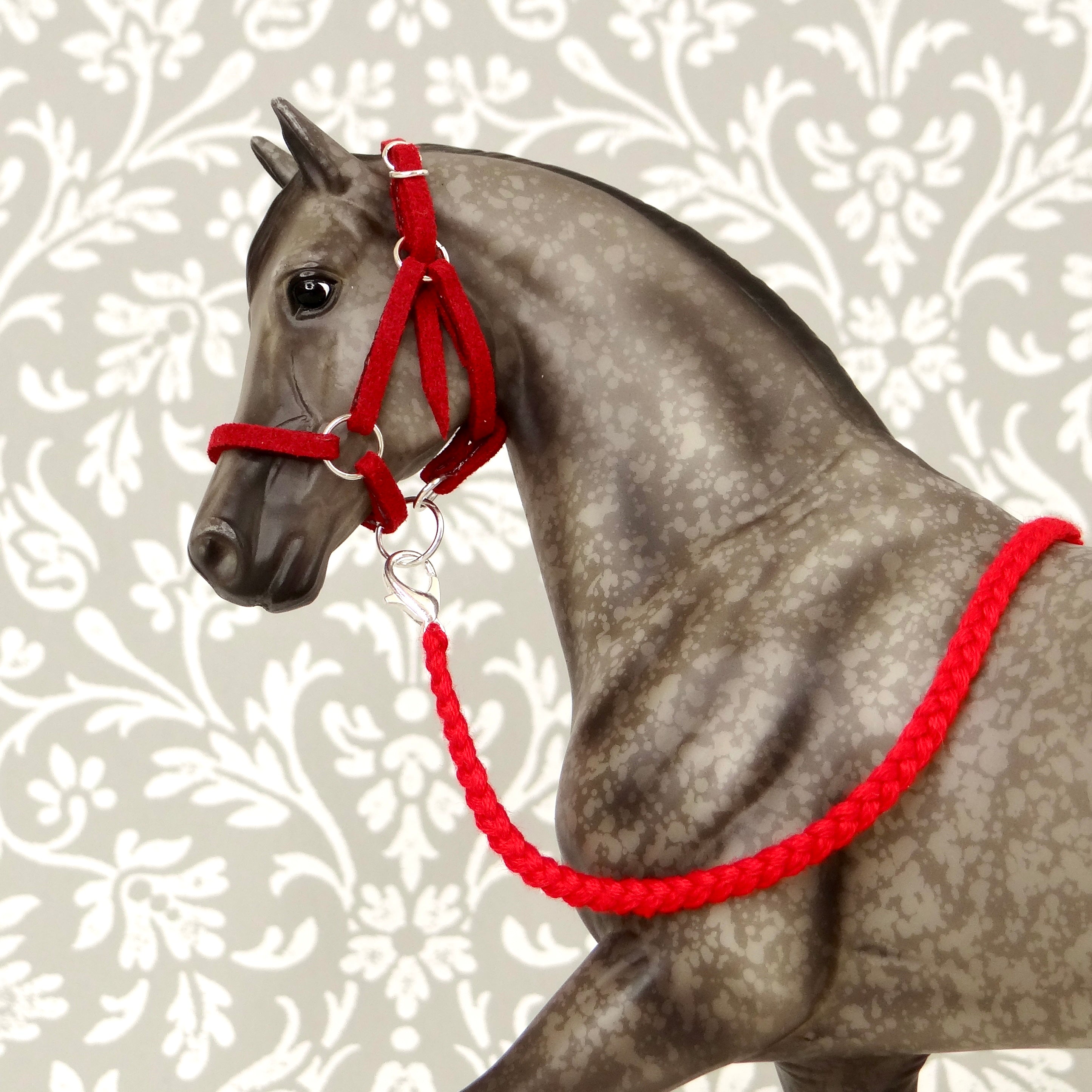 1:12 Red Halter Embroidery Lead