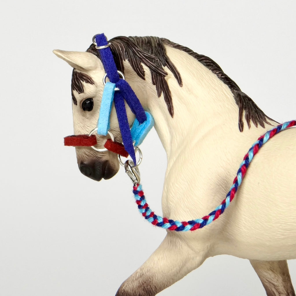 1:24 Three Colour Halter with Braided Lead