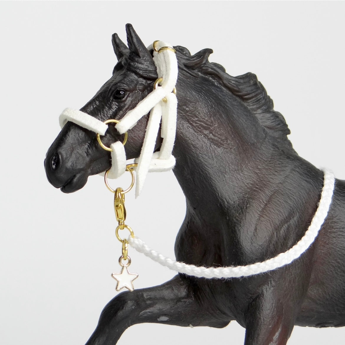 1:24 Halter with Braided Lead Star Charm